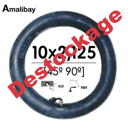 Reinforced inner tube 10×2.125 with 45º/90º valve – Premium Amalibay