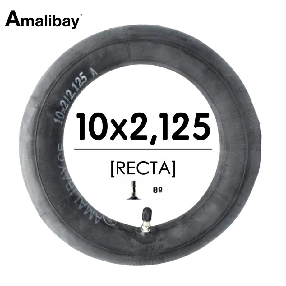 Chambre à air 10 x 2.125 - valve droite Prenium