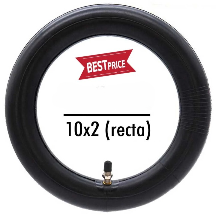 10 x 2.125 inner tube - standard straight valve