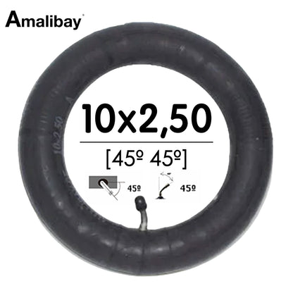 Chambre à air 10 × 2,5 valve 45º  – Premium Amalibay