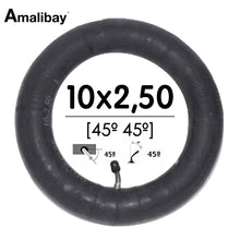 Charger l&#39;image dans la galerie, Chambre à air 10 × 2,5 valve 45º  – Premium Amalibay
