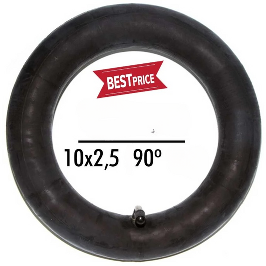 10×2.5 inner tube with standard 90º valve