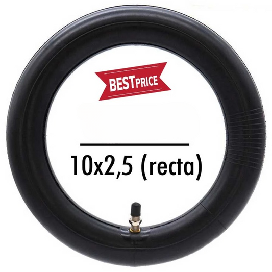 10 x 2.5 inner tube - straight valve