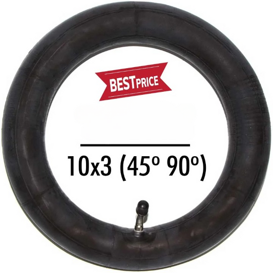 Inner tube 10 x 3 - 255 x 80 valve 45 - 90°