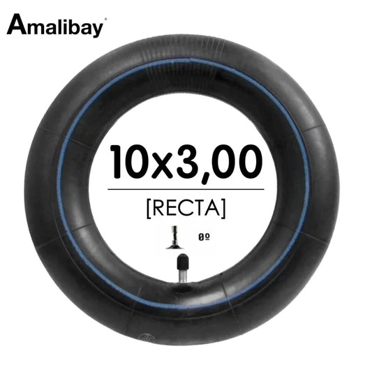 Chambre à air 10×3 – 255×80 valve droite Amalibay