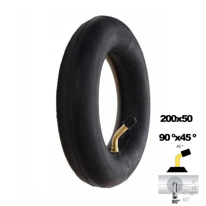 Chambre à air 200×50 Valve pliée à 45º. Premium