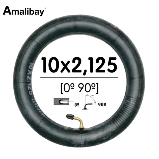 Reinforced inner tube 10×2.125 valve 0º 90º – Premium Amalibay