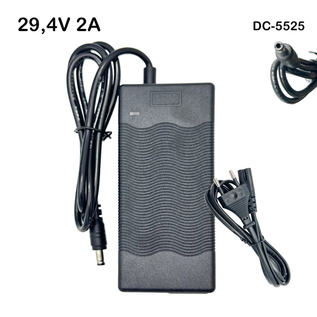 Chargeur 29,4 V 2 A DC5525