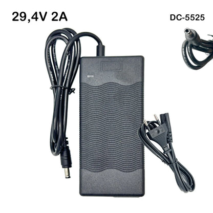 Chargeur 29,4 V 2 A DC5525