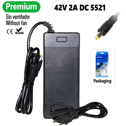 Chargeur premium 42V 2A connecteur DC5525