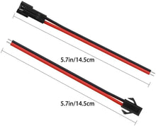Charger l&#39;image dans la galerie, Connecteur SM 2 broches avec câble 22 AWG
