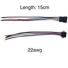 Charger l&#39;image dans la galerie, Connecteur SM 5 broches avec câble 22 AWG – 5M/5H
