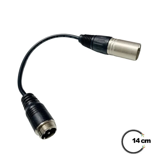 Connecteur convertisseur GX16 vers XLR3