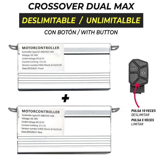 Unlockable Smartgyro controllers for Crossover Dual Max front + rear