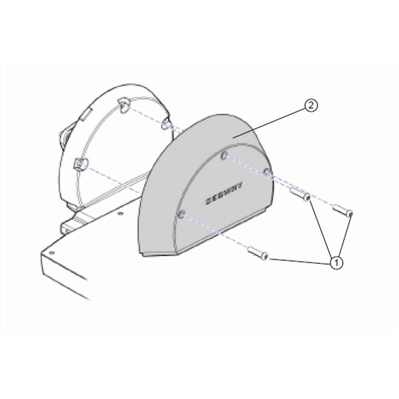 Couvercle de boîte de vitesses d'origine pour Segway i2