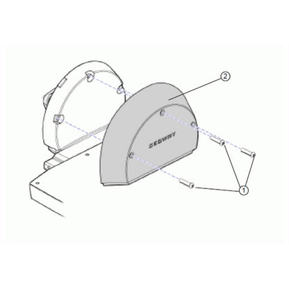 Couvercle de boîte de vitesses d'origine pour Segway i2