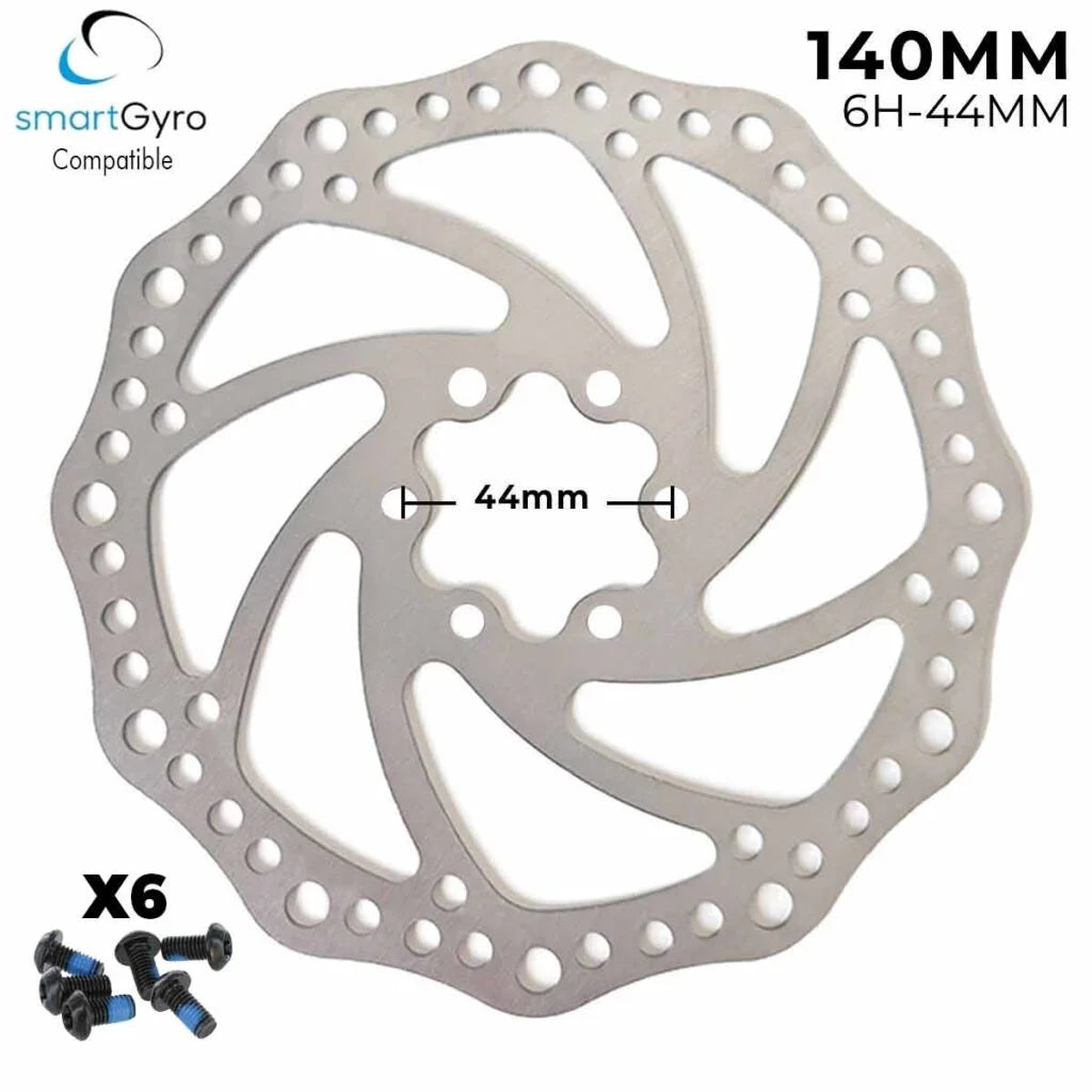 Disque de frein pour trottinette électrique 6 trous 140 mm