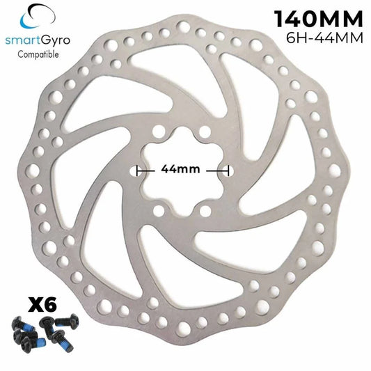 Disque de frein pour trottinette électrique 6 trous 140 mm