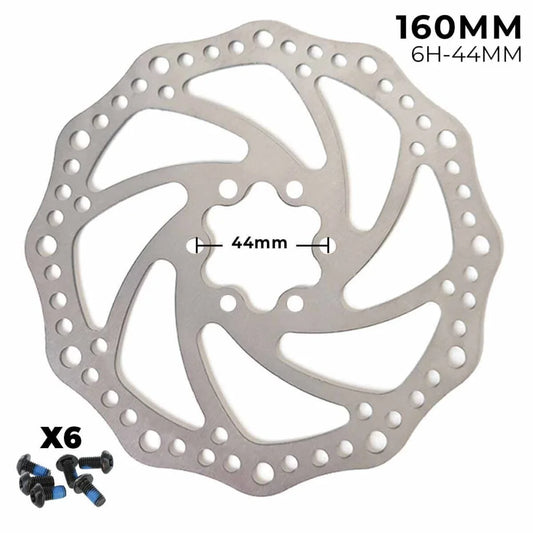 Disque de frein pour trottinette électrique 6 trous 160 mm