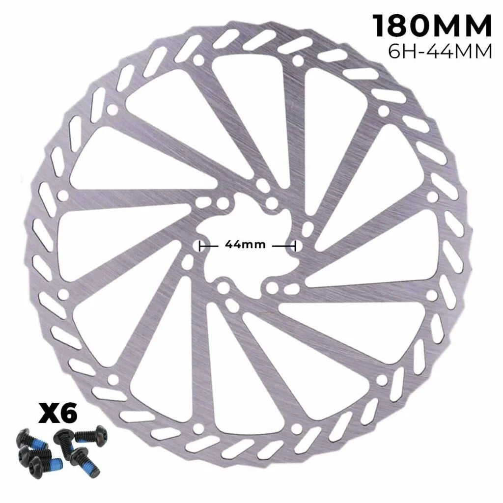 6-hole grooved brake disc, 180mm