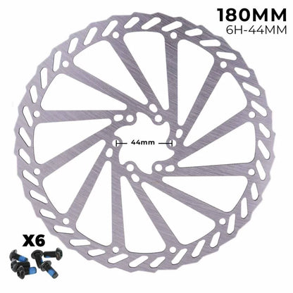 6-hole grooved brake disc, 180mm