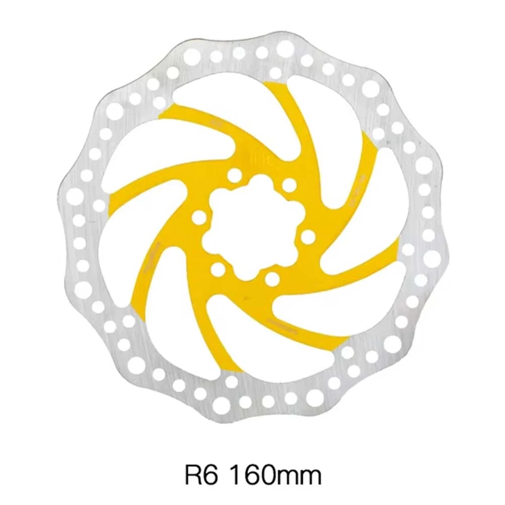 160mm yellow brake disc – 6 holes