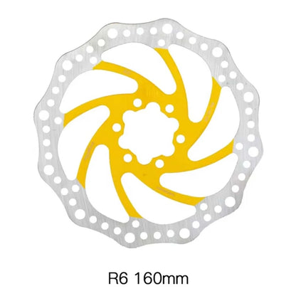160mm yellow brake disc – 6 holes
