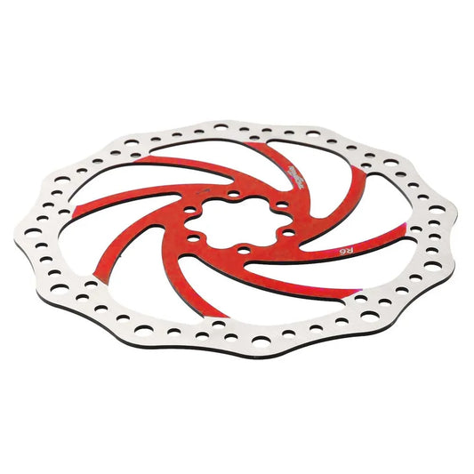 Disque de frein 160mm rouge  – 6 trous