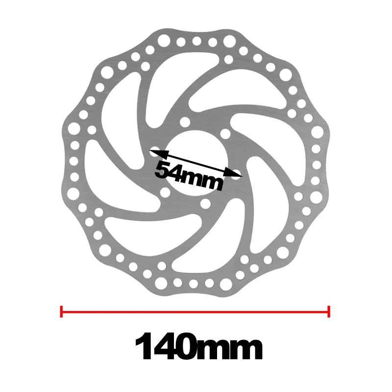 140 mm brake disc – Toothed – 6 holes – 48 mm