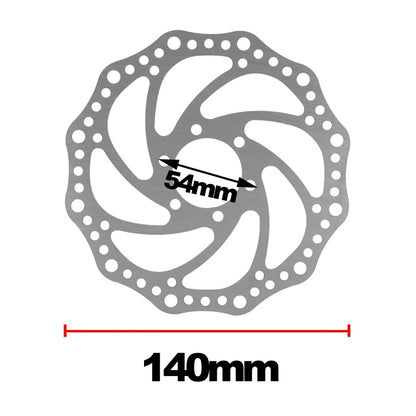 140 mm brake disc – Toothed – 6 holes – 48 mm