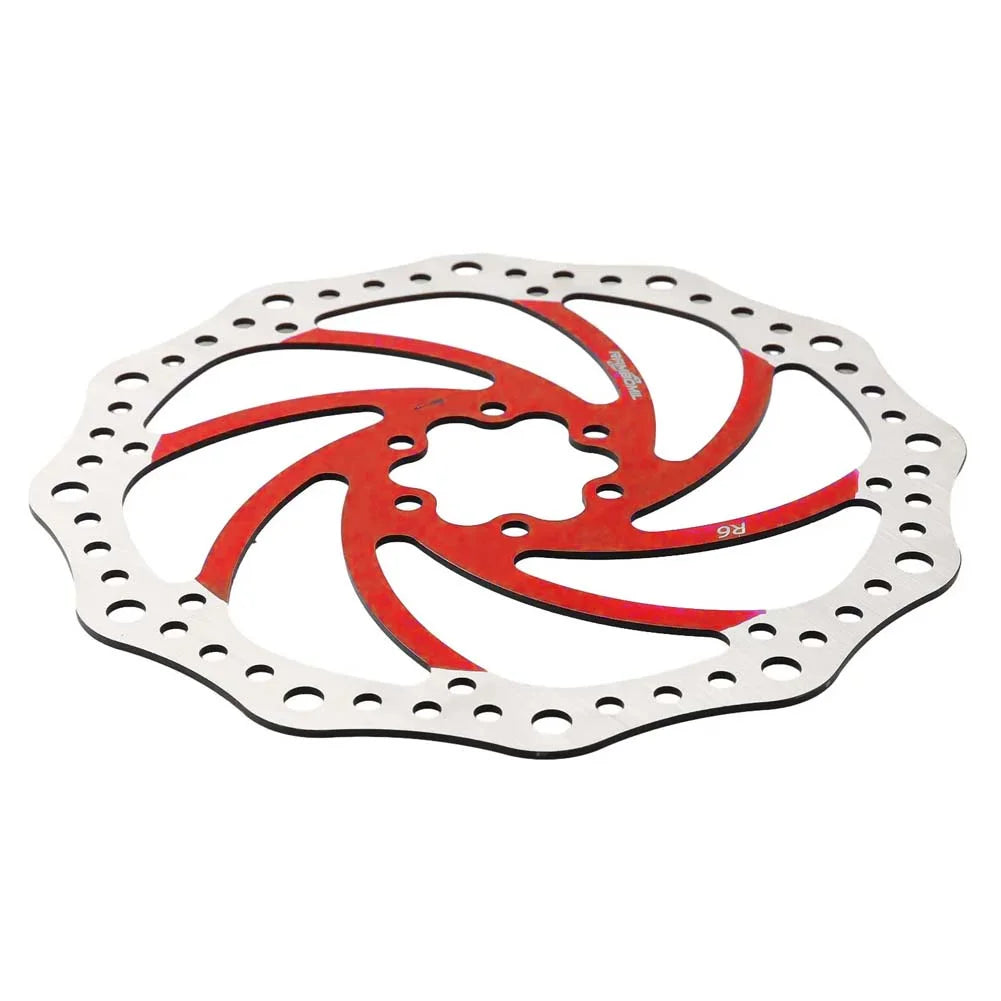 6-hole 140mm red brake disc for electric scooter