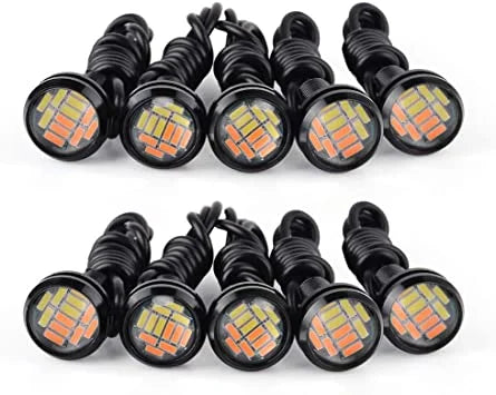 Eagle Eye LED Light (pack of 2 lights) Yellow-White (12 LEDs per light)