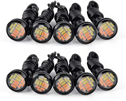 Eagle Eye LED Light (pack of 2 lights) Yellow-White (12 LEDs per light)