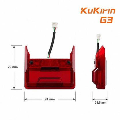 Feu arrière pour scooter Kukirin G3