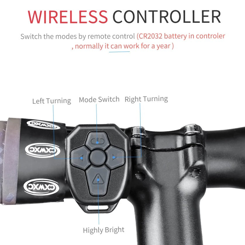 Feu de position clignotant pour scooters et vélos