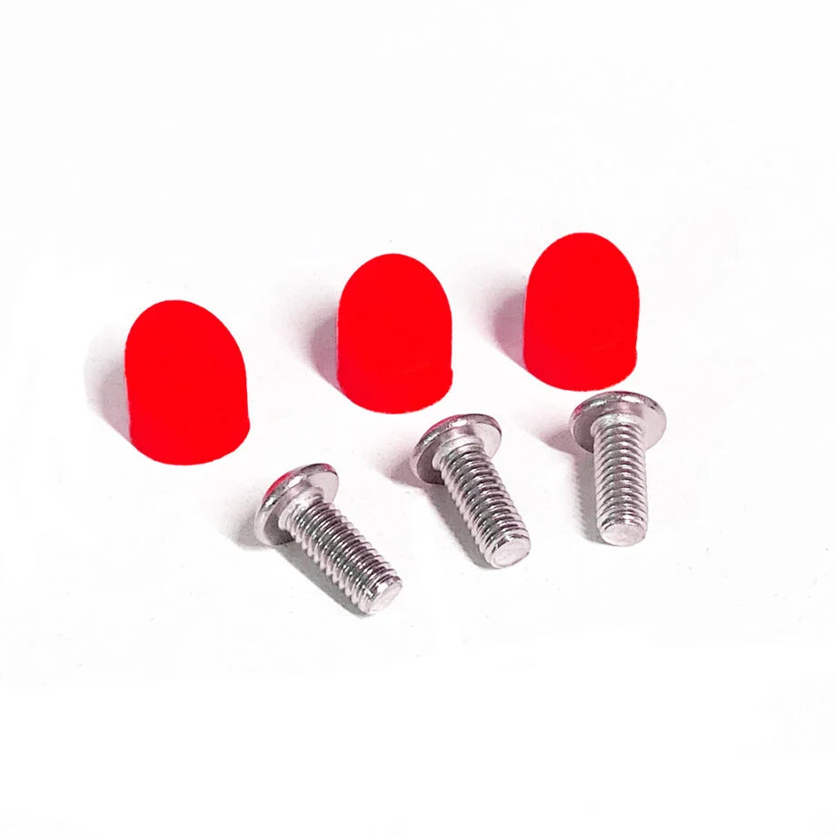Red rubber rear fender screw for Xiaomi scooter