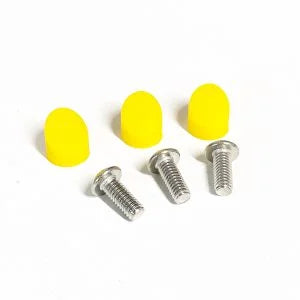 Yellow rubber rear fender screw for Xiaomi scooter
