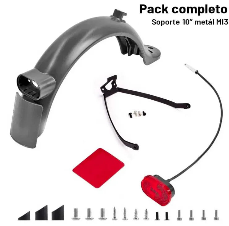 Complete Rear Mudguard Kit for Xiaomi 10 inch