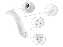 Charger l&#39;image dans la galerie, Garde-boue arrière pour Xiaomi M365 et PRO blanc
