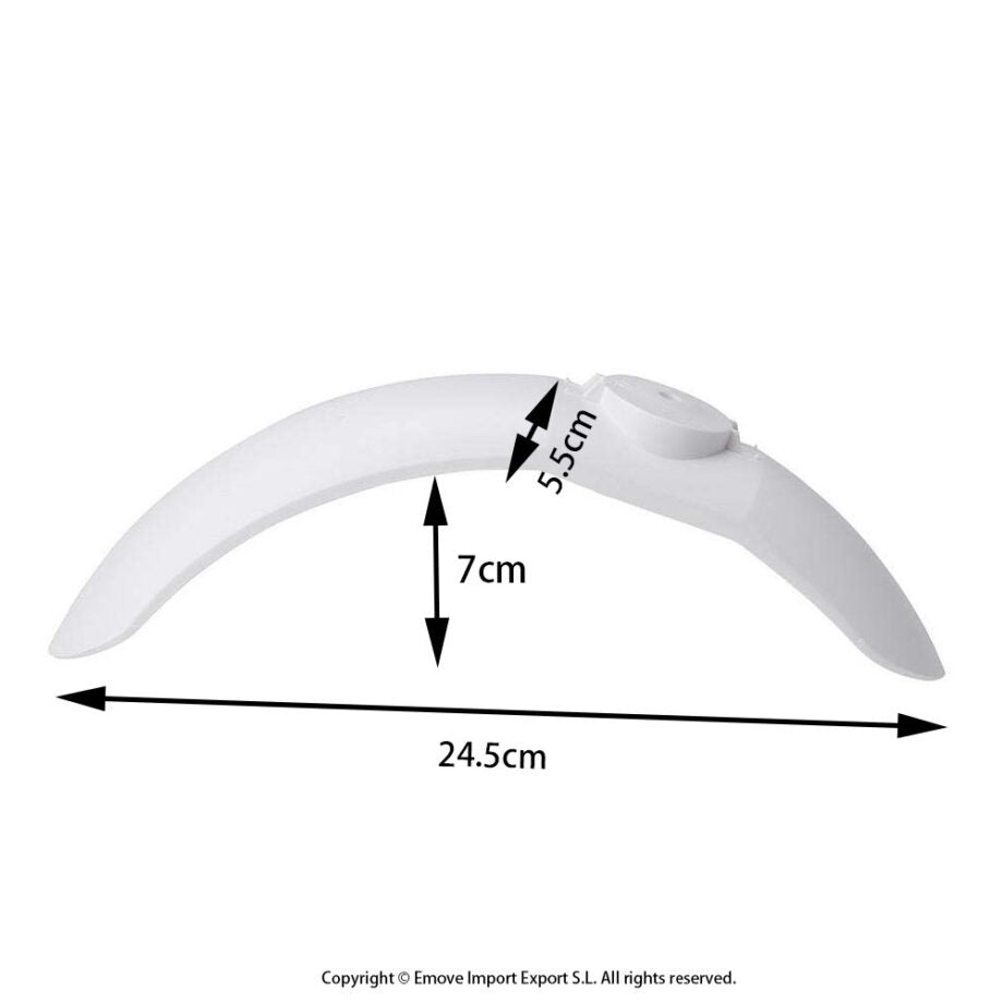White front mudguard for Xiaomi scooter