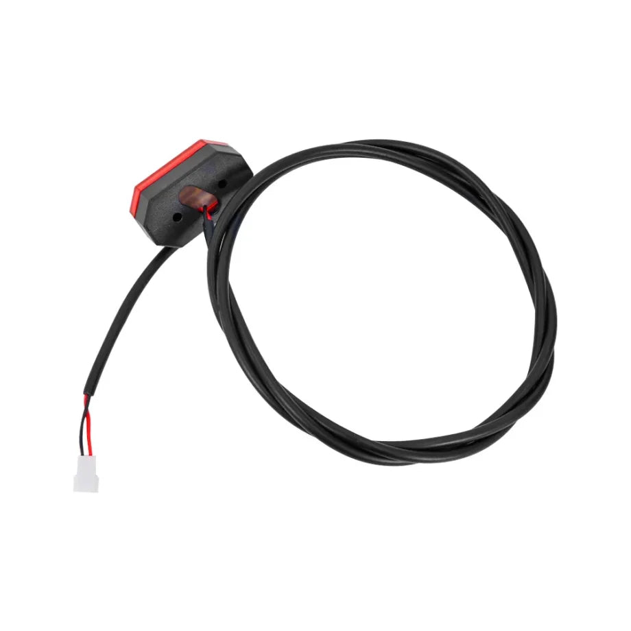 Garde-boue blanc à 4 trous + feu arrière