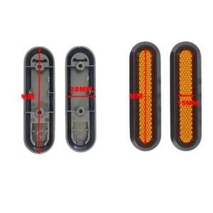 Reflective wheel trim for Xiaomi electric scooter