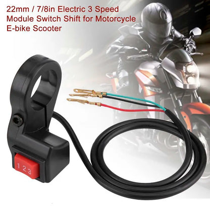 3-position control handlebar switch