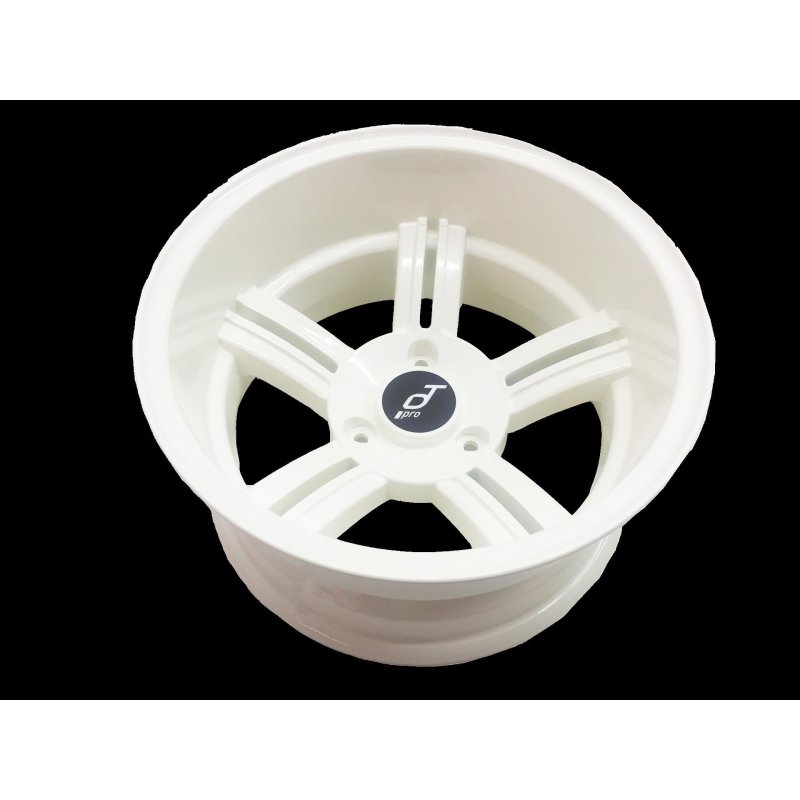 Jante 5 rayons aluminium blanc pour Segway x2