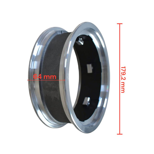 Jante de 6,5 pouces avec biseau de 52 mm, compatible tubeless Dualtron