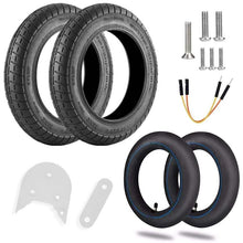 Charger l&#39;image dans la galerie, Kit complet 10*2 pouce pour trottinette Xiaomi BLANC
