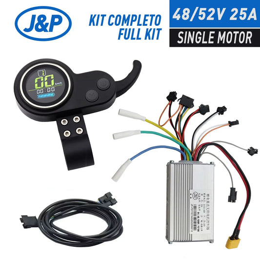 Kit afficheur + contrôleur – Simple 48/52V 25A JP