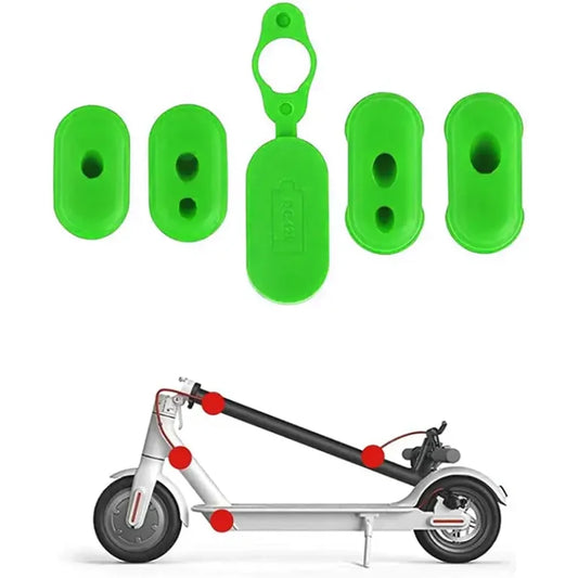 Kit cahoutchouc pour cables trottinette Xiaomi vert