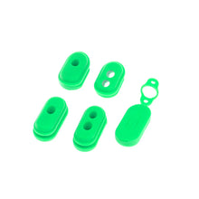 Charger l&#39;image dans la galerie, Kit cahoutchouc pour cables trottinette Xiaomi vert
