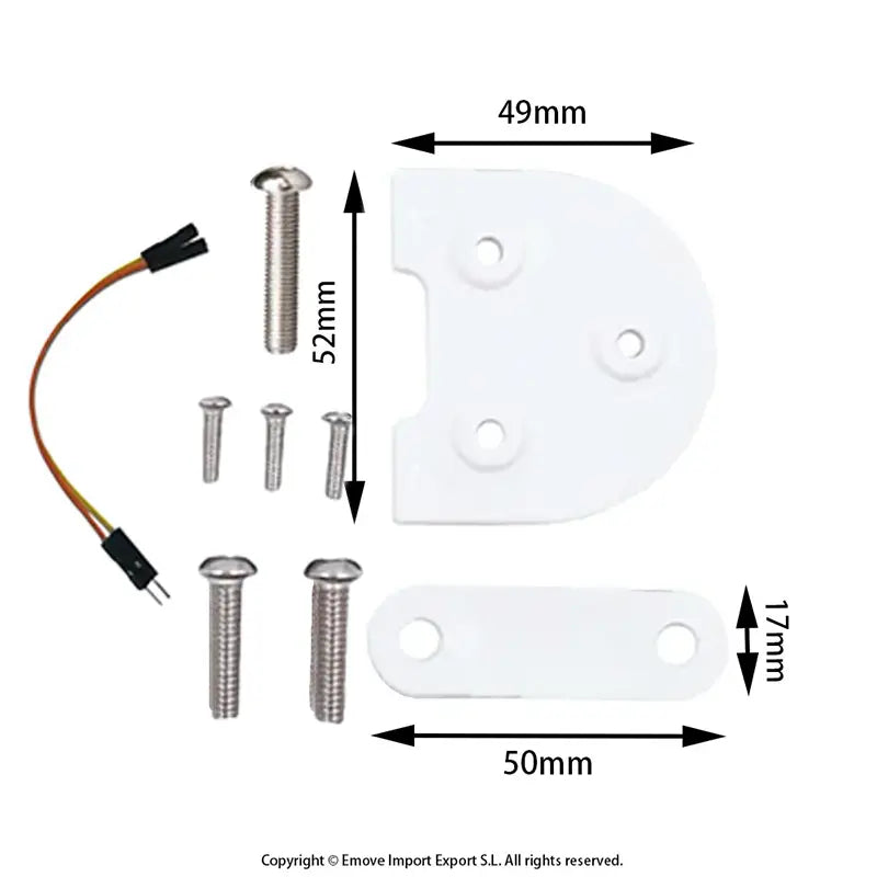 Complete 10*2 inch kit for Xiaomi scooter WHITE